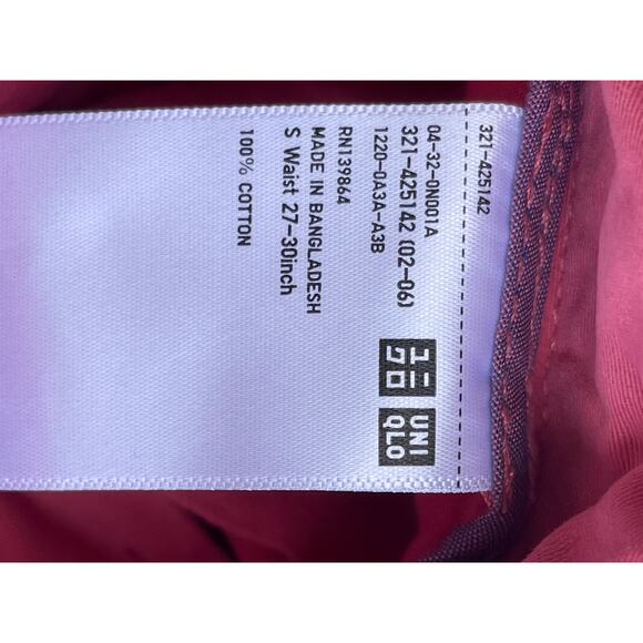 NWT UNIQLO Chino Bermuda Women Sz S Waist 27-30 NWT - Picture 12 of 13